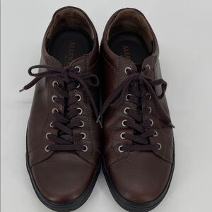 Allen Edmonds Porter Derby Lace-Up Dark Brown Leather Sneakers Men Size 10D
